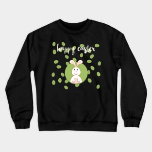 Happy Easter With Bunny Crewneck Sweatshirt